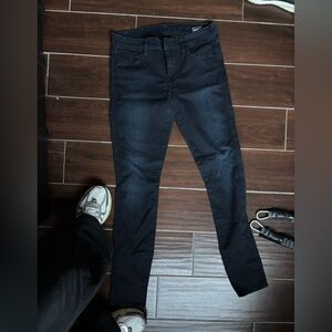 7 For All Mankind Men's Deep Navy Skinny Jeans